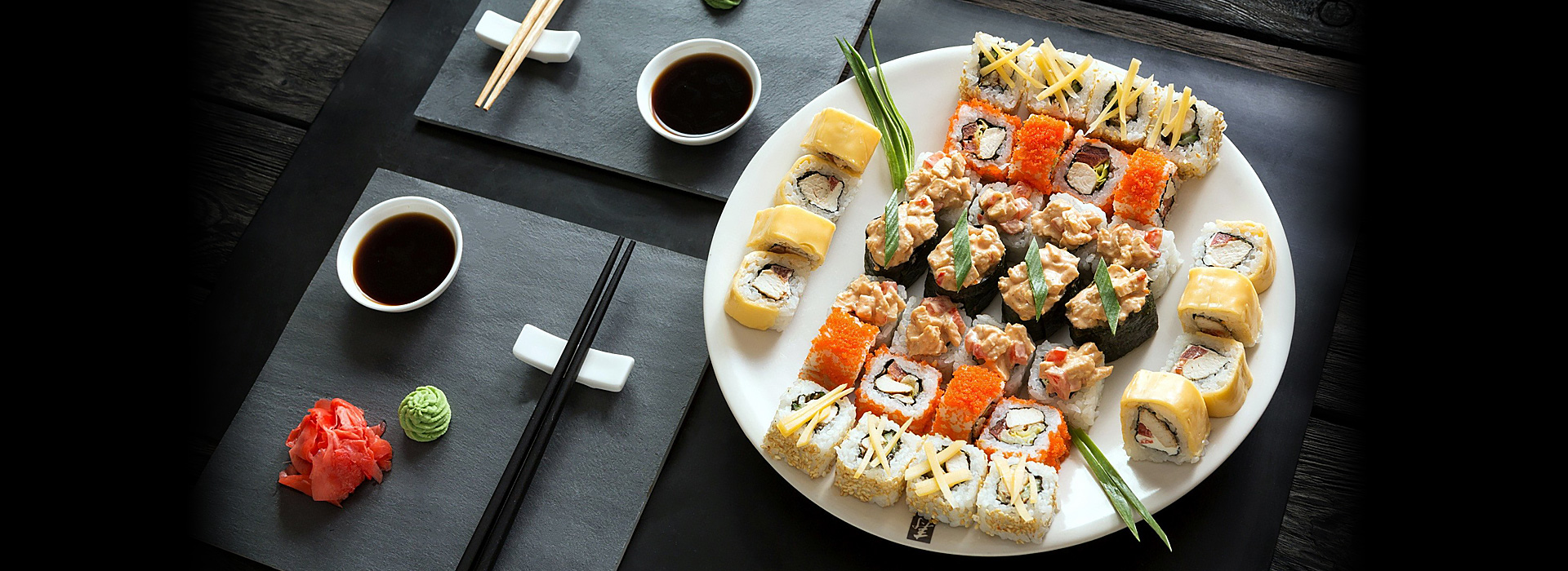 Sushi v restauraci Baifu